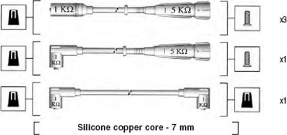 Magneti Marelli 941175070750 - Kit cavi accensione autozon.pro
