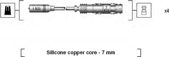 Magneti Marelli 941175190760 - Kit cavi accensione autozon.pro
