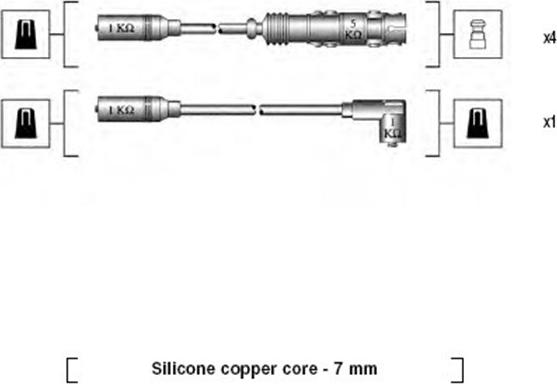 Magneti Marelli 941175160757 - Kit cavi accensione autozon.pro
