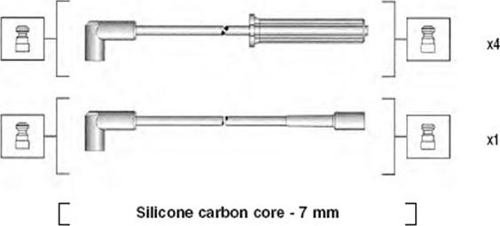 Magneti Marelli 941365070930 - Kit cavi accensione autozon.pro