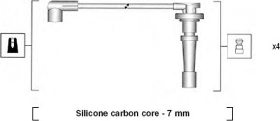 Magneti Marelli 941315070894 - Kit cavi accensione autozon.pro