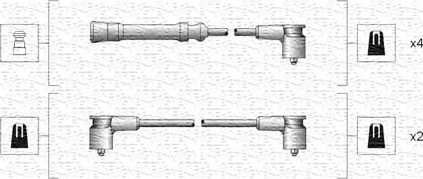 Magneti Marelli 941318111057 - Kit cavi accensione autozon.pro