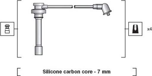 Magneti Marelli 941318111089 - Kit cavi accensione autozon.pro