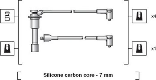 Magneti Marelli 941318111078 - Kit cavi accensione autozon.pro