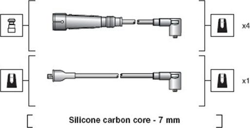 Magneti Marelli 941318111155 - Kit cavi accensione autozon.pro