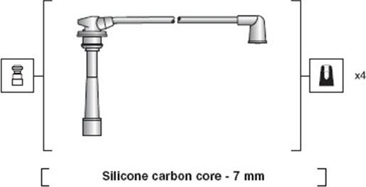 Magneti Marelli 941318111151 - Kit cavi accensione autozon.pro