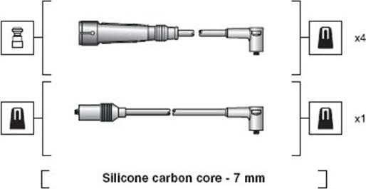 Magneti Marelli 941318111157 - Kit cavi accensione autozon.pro