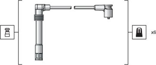 Magneti Marelli 941318111162 - Kit cavi accensione autozon.pro