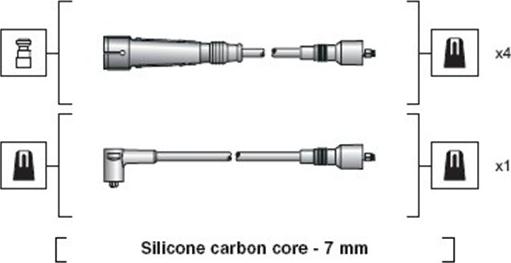 Magneti Marelli 941318111111 - Kit cavi accensione autozon.pro