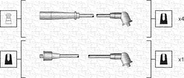 Magneti Marelli 941318111185 - Kit cavi accensione autozon.pro