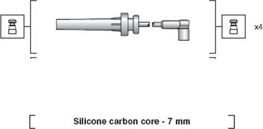 Magneti Marelli 941318111134 - Kit cavi accensione autozon.pro