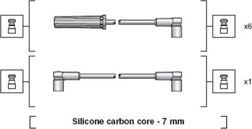 Magneti Marelli 941318111136 - Kit cavi accensione autozon.pro
