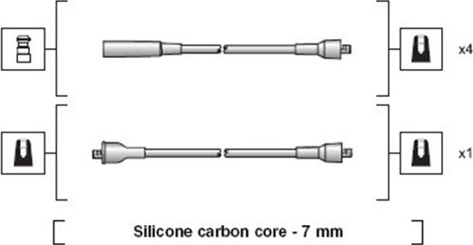 Magneti Marelli 941318111230 - Kit cavi accensione autozon.pro