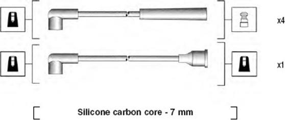 Magneti Marelli 941325120904 - Kit cavi accensione autozon.pro