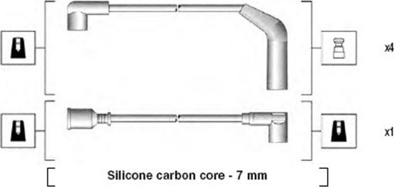 Magneti Marelli 941255040814 - Kit cavi accensione autozon.pro