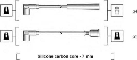 Magneti Marelli 941255100820 - Kit cavi accensione autozon.pro