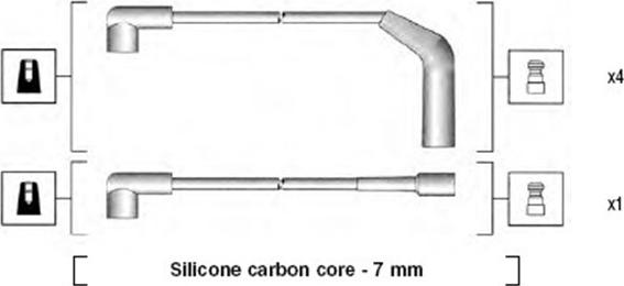 Magneti Marelli 941255170827 - Kit cavi accensione autozon.pro