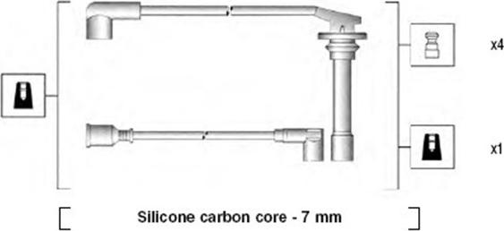 Magneti Marelli 941275010862 - Kit cavi accensione autozon.pro
