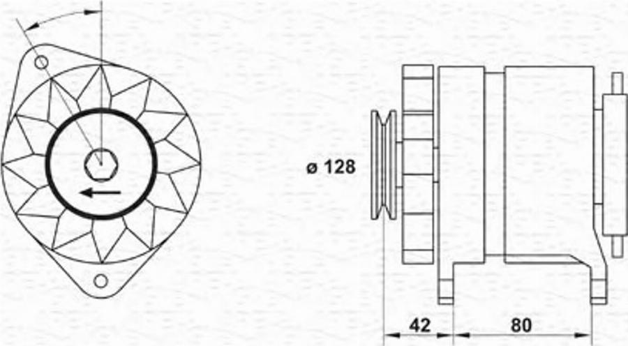 Magneti Marelli 943346097010 - Alternatore autozon.pro