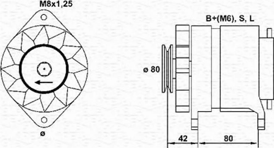 Magneti Marelli 943 34 604 001 0 - Alternatore autozon.pro