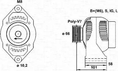 Magneti Marelli 943346042010 - Alternatore autozon.pro