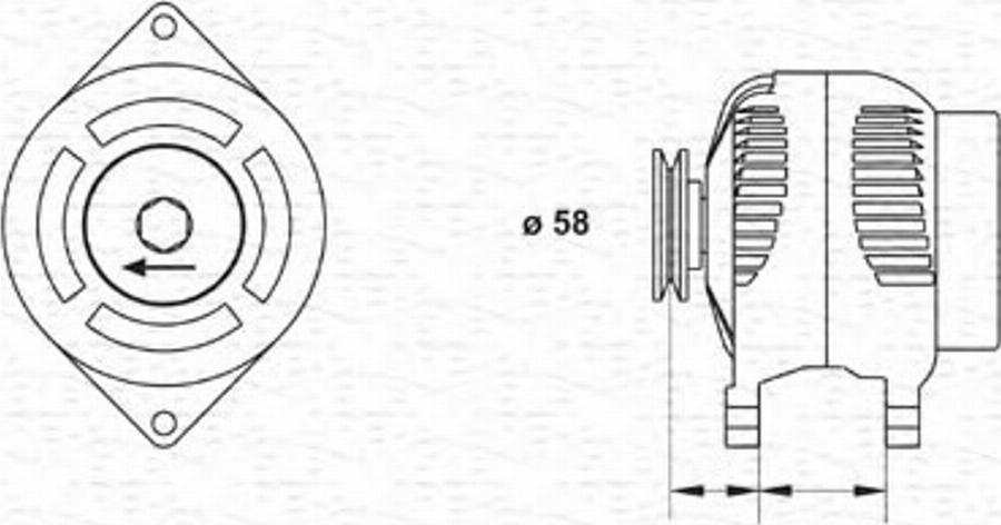 Magneti Marelli 943346053010 - Alternatore autozon.pro