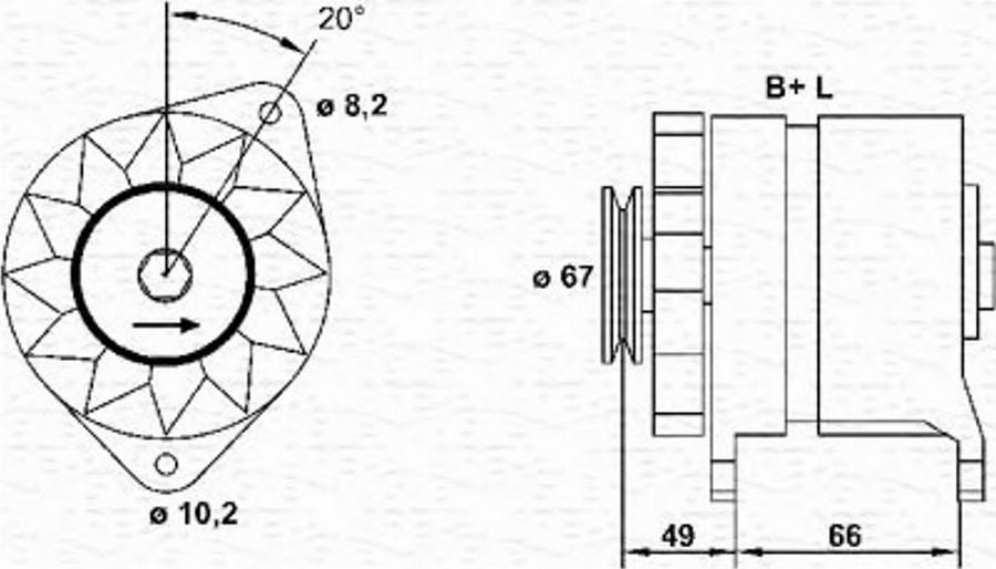 Magneti Marelli 943346009010 - Alternatore autozon.pro