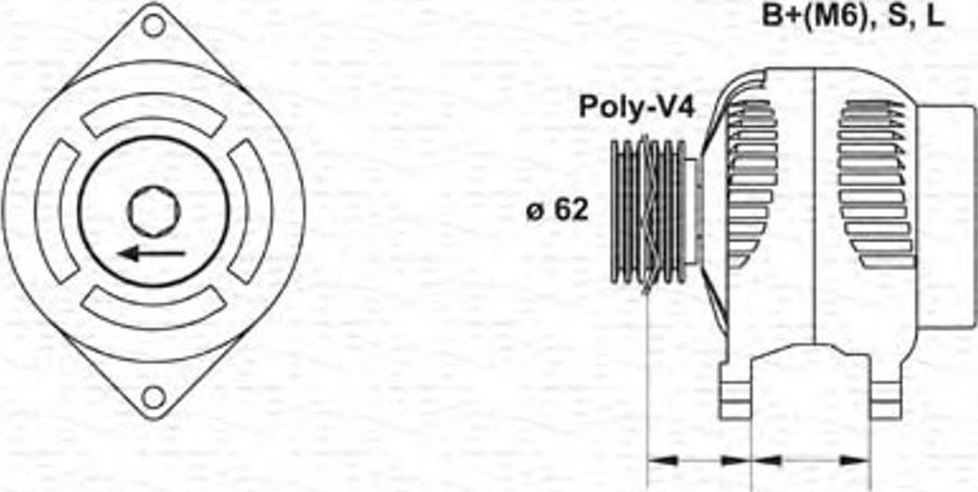 Magneti Marelli 943346016010 - Alternatore autozon.pro