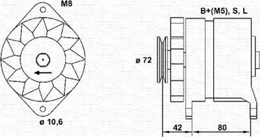 Magneti Marelli 943346080010 - Alternatore autozon.pro