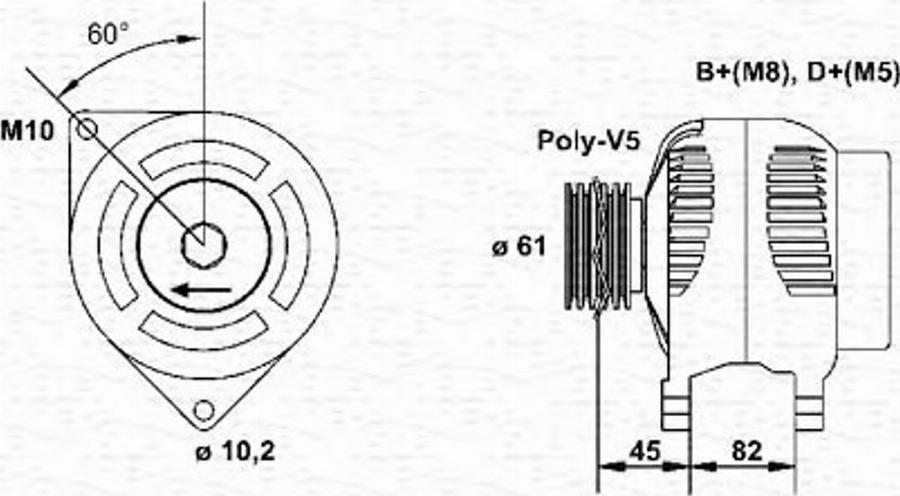 Magneti Marelli 943346037010 - Alternatore autozon.pro