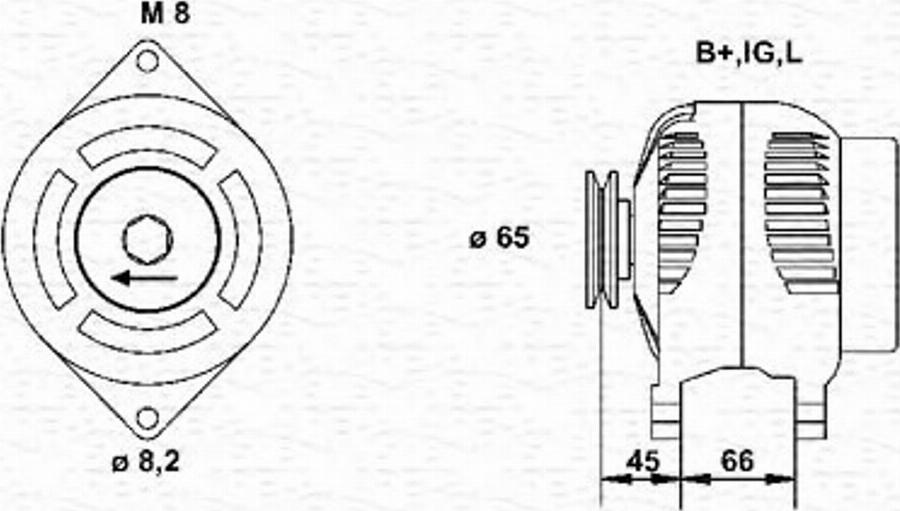 Magneti Marelli 943346024010 - Alternatore autozon.pro