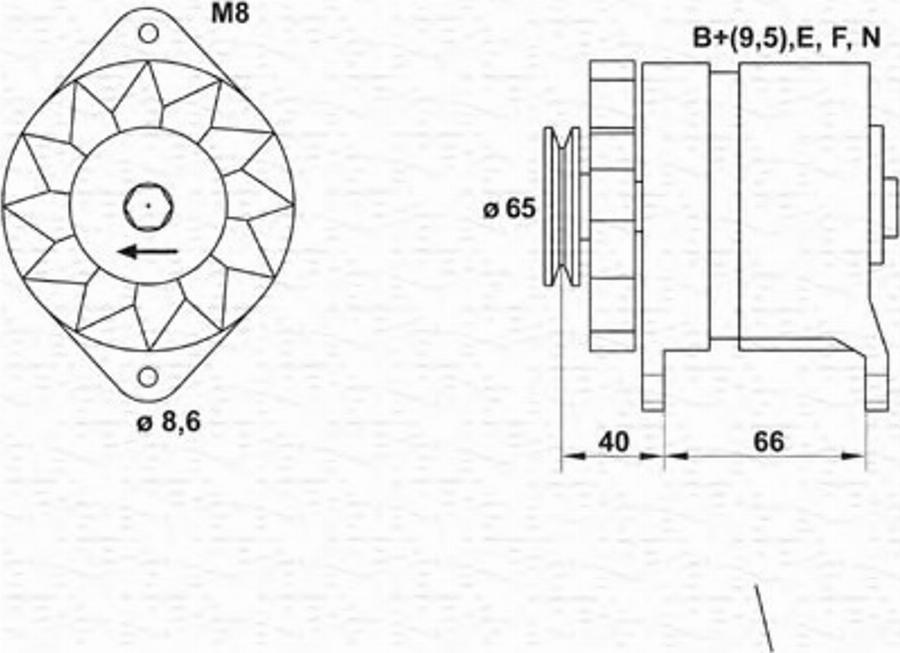 Magneti Marelli 943346026010 - Alternatore autozon.pro