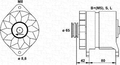 Magneti Marelli 943346023010 - Alternatore autozon.pro