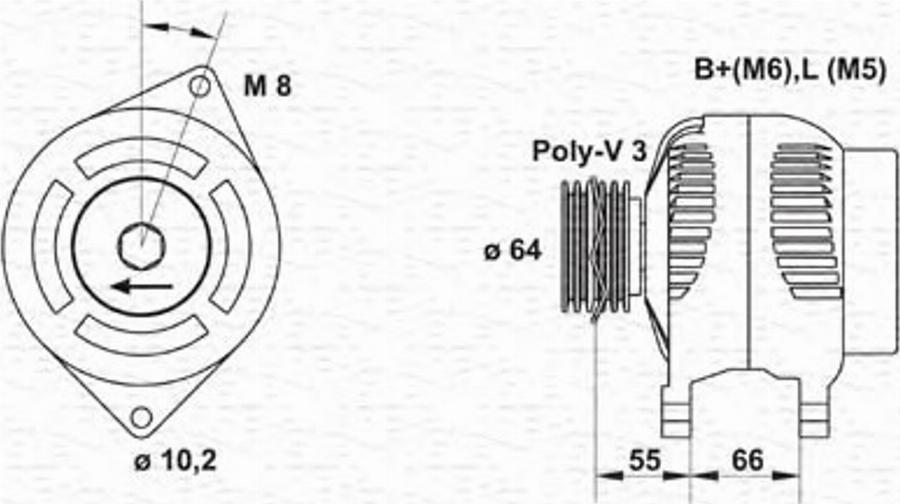 Magneti Marelli 943346198010 - Alternatore autozon.pro