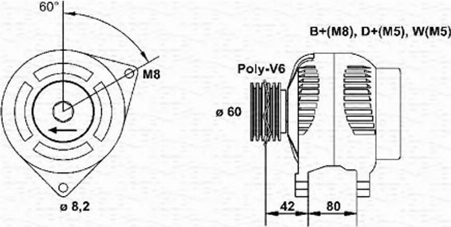 Magneti Marelli 943346148010 - Alternatore autozon.pro