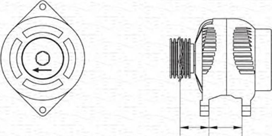 Magneti Marelli 943346189010 - Alternatore autozon.pro