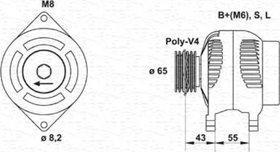 Magneti Marelli 943346134010 - Alternatore autozon.pro