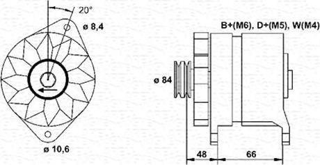 Magneti Marelli 943346130010 - Alternatore autozon.pro