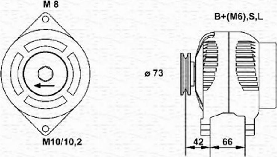 Magneti Marelli 943346133010 - Alternatore autozon.pro