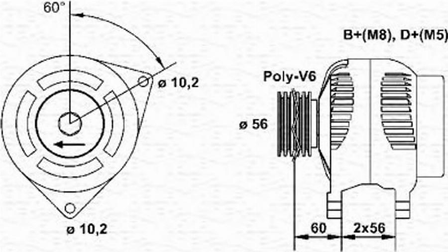 Magneti Marelli 943346207010 - Alternatore autozon.pro