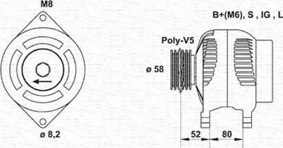 Magneti Marelli 943346215010 - Alternatore autozon.pro