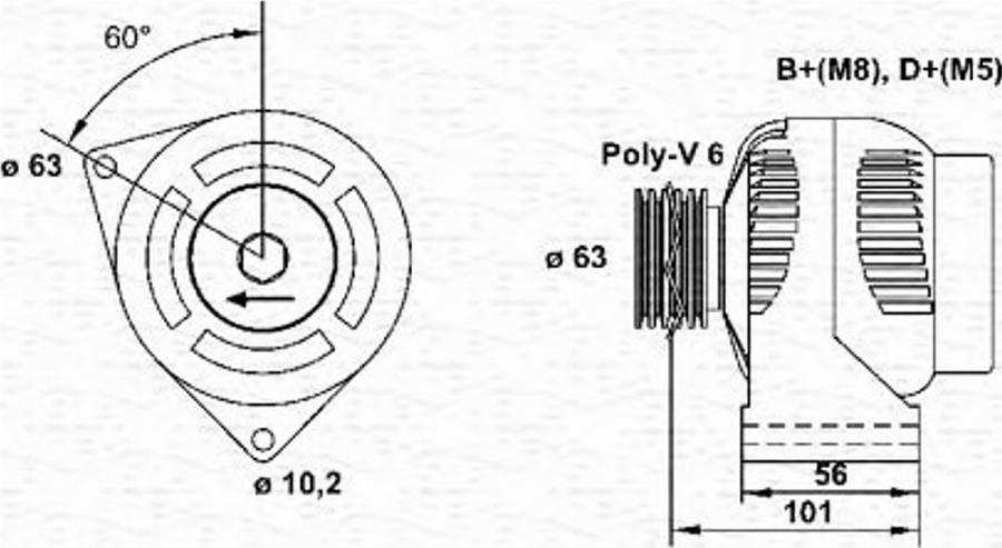 Magneti Marelli 943346223010 - Alternatore autozon.pro