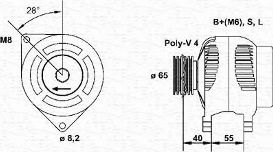 Magneti Marelli 943354003010 - Alternatore autozon.pro