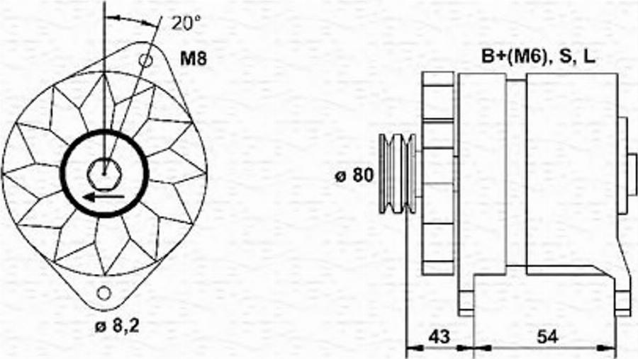 Magneti Marelli 943354007010 - Alternatore autozon.pro