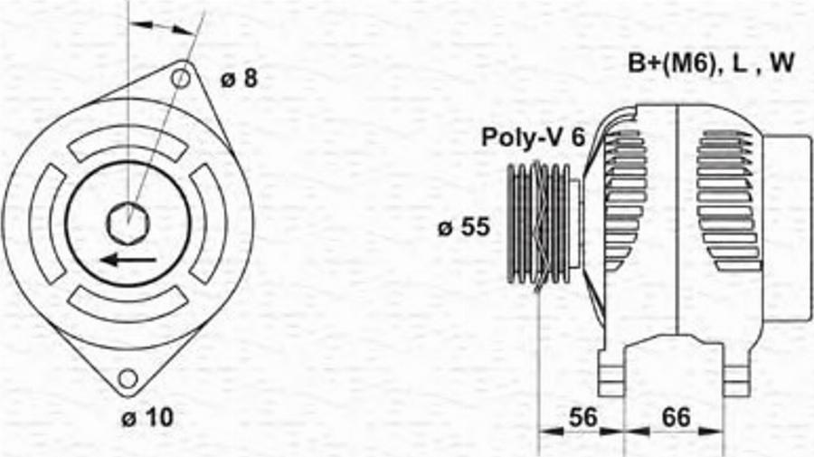 Magneti Marelli 943354087010 - Alternatore autozon.pro