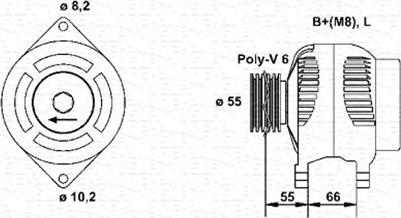 Magneti Marelli 943354075010 - Alternatore autozon.pro