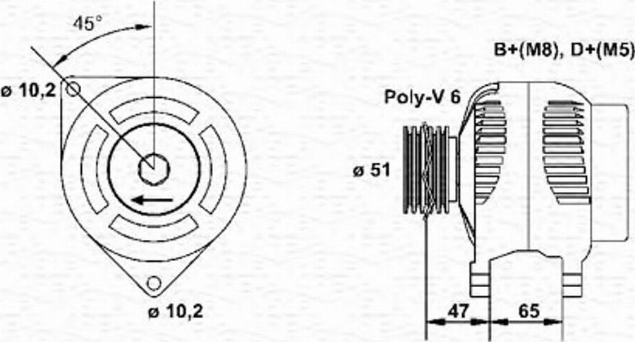 Magneti Marelli 943354108010 - Alternatore autozon.pro