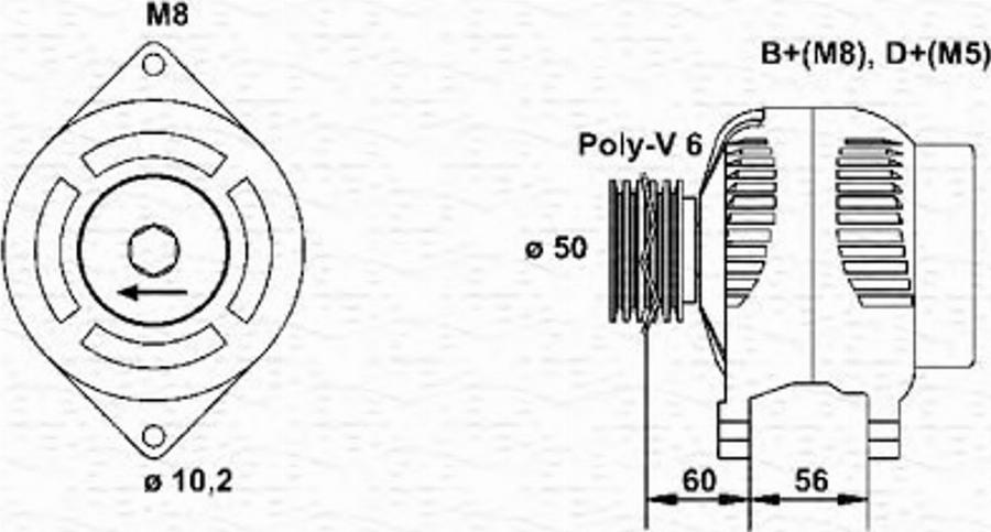 Magneti Marelli 943354103010 - Alternatore autozon.pro