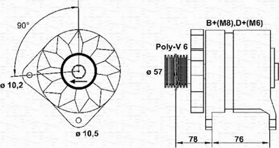 Magneti Marelli 943355094010 - Alternatore autozon.pro