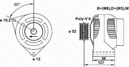 Magneti Marelli 943355095010 - Alternatore autozon.pro